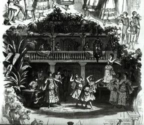Carmen dans la taverne Lilas Pastia, scène de l